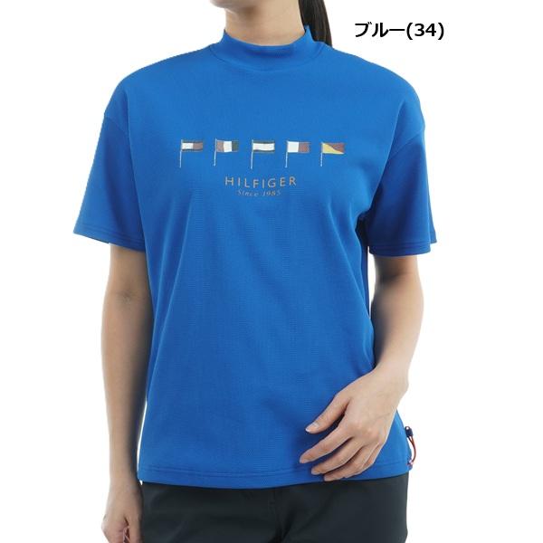 トミーヒルフィガー ゴルフレディース マルチフラッグ リラックス半袖モックネックシャツ TOMMY HILFIGER  THLA501 2025年春夏モデル | TOMMY HILFIGER GOLF | 04