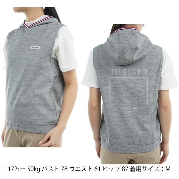 トミーヒルフィガー ゴルフ レディース バックロゴ フーディーベスト TOMMY HILFIGER GOLF THLA502 2025年春夏モデル | TOMMY HILFIGER GOLF | 04