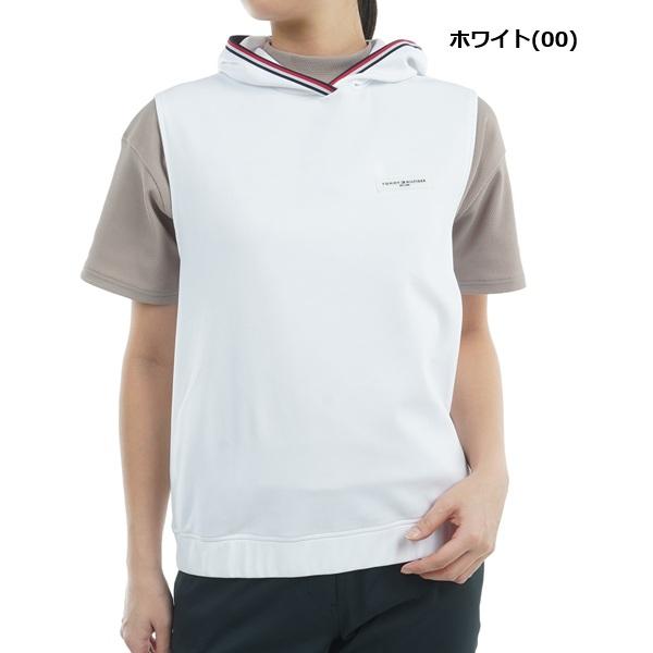 トミーヒルフィガー ゴルフ レディース バックロゴ フーディーベスト TOMMY HILFIGER GOLF THLA502 2025年春夏モデル | TOMMY HILFIGER GOLF | 01