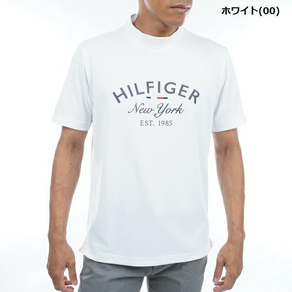 トミーヒルフィガー ゴルフ メンズ  アーチロゴ モックネックシャツ TOMMY HILFIGER  THMA318 2023年春夏モデル | TOMMY HILFIGER GOLF | 01