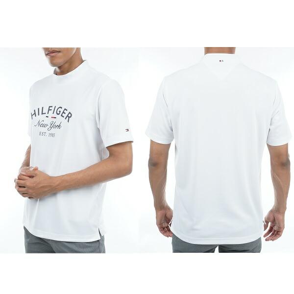 トミーヒルフィガー ゴルフ メンズ  アーチロゴ モックネックシャツ TOMMY HILFIGER  THMA318 2023年春夏モデル | TOMMY HILFIGER GOLF | 07