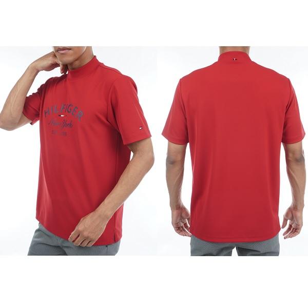 トミーヒルフィガー ゴルフ メンズ  アーチロゴ モックネックシャツ TOMMY HILFIGER  THMA318 2023年春夏モデル | TOMMY HILFIGER GOLF | 10
