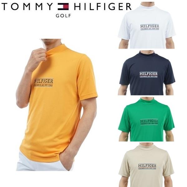 トミーヒルフィガー ゴルフ メンズ フロントロゴ 半袖モックネックシャツ TOMMY HILFIGER GOLF THMA404 | TOMMY HILFIGER GOLF