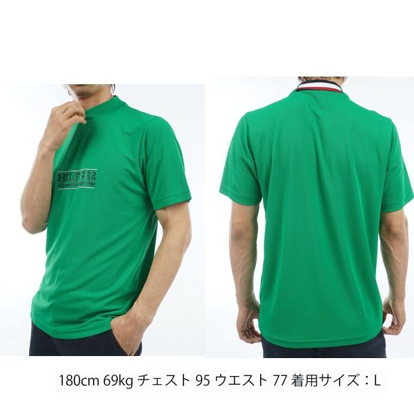 トミーヒルフィガー ゴルフ メンズ フロントロゴ 半袖モックネックシャツ TOMMY HILFIGER GOLF THMA404 | TOMMY HILFIGER GOLF | 10