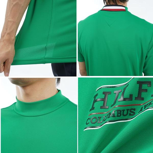 トミーヒルフィガー ゴルフ メンズ フロントロゴ 半袖モックネックシャツ TOMMY HILFIGER GOLF THMA404 | TOMMY HILFIGER GOLF | 12