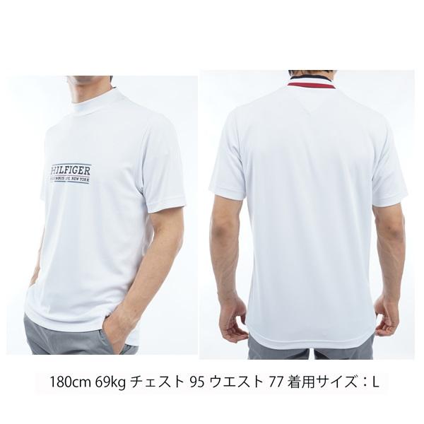 トミーヒルフィガー ゴルフ メンズ フロントロゴ 半袖モックネックシャツ TOMMY HILFIGER GOLF THMA404 | TOMMY HILFIGER GOLF | 06
