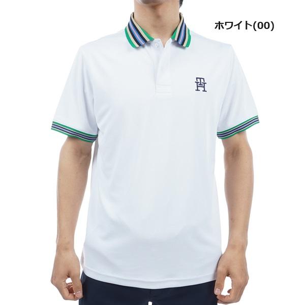 トミーヒルフィガー ゴルフ メンズ マルチライン 半袖ポロシャツ TOMMY HILFIGER GOLF THMA407 | TOMMY HILFIGER GOLF | 01