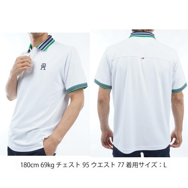 トミーヒルフィガー ゴルフ メンズ マルチライン 半袖ポロシャツ TOMMY HILFIGER GOLF THMA407 | TOMMY HILFIGER GOLF | 05