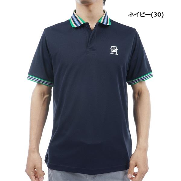 トミーヒルフィガー ゴルフ メンズ マルチライン 半袖ポロシャツ TOMMY HILFIGER GOLF THMA407 | TOMMY HILFIGER GOLF | 02