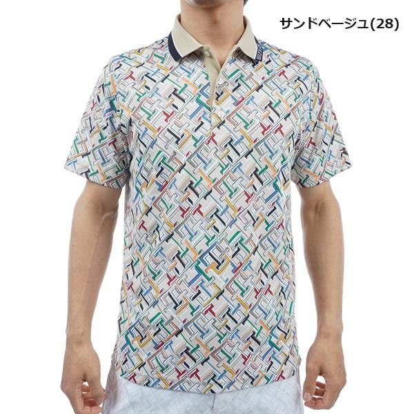 トミーヒルフィガー ゴルフ メンズ THモノグラム 半袖ポロシャツ TOMMY HILFIGER GOLF THMA409 | TOMMY HILFIGER GOLF | 02