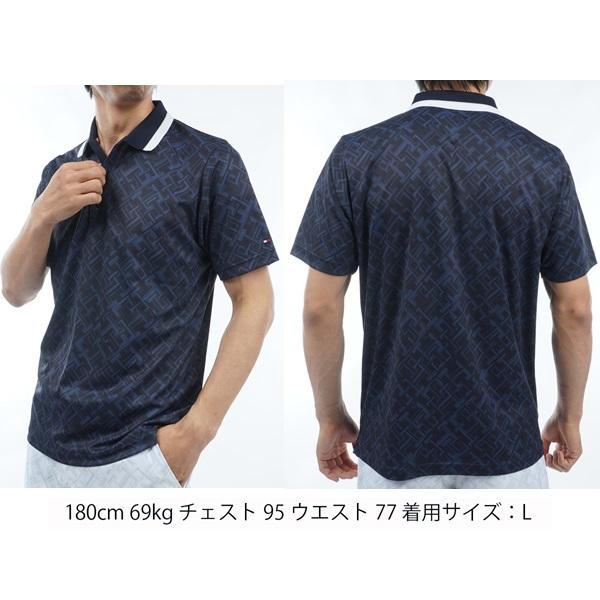 トミーヒルフィガー ゴルフ メンズ THモノグラム 半袖ポロシャツ TOMMY HILFIGER GOLF THMA409 | TOMMY HILFIGER GOLF | 07
