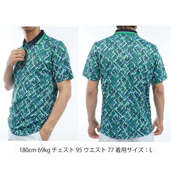 トミーヒルフィガー ゴルフ メンズ THモノグラム 半袖ポロシャツ TOMMY HILFIGER GOLF THMA409 | TOMMY HILFIGER GOLF | 08