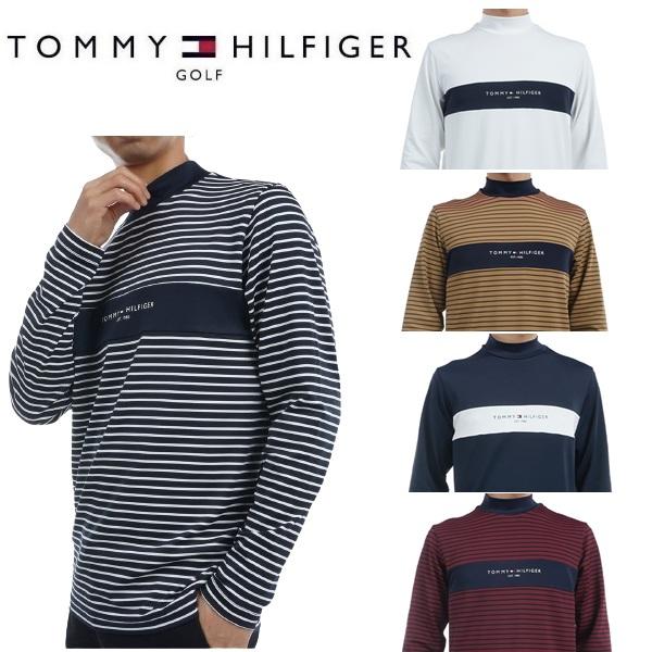 トミーヒルフィガー ゴルフ メンズ エッセンシャル 長袖モックネックシャツ TOMMY HILFIGER GOLF THMA454 秋冬モデル | TOMMY HILFIGER GOLF