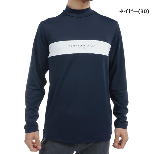 トミーヒルフィガー ゴルフ メンズ エッセンシャル 長袖モックネックシャツ TOMMY HILFIGER GOLF THMA454 秋冬モデル | TOMMY HILFIGER GOLF | 02