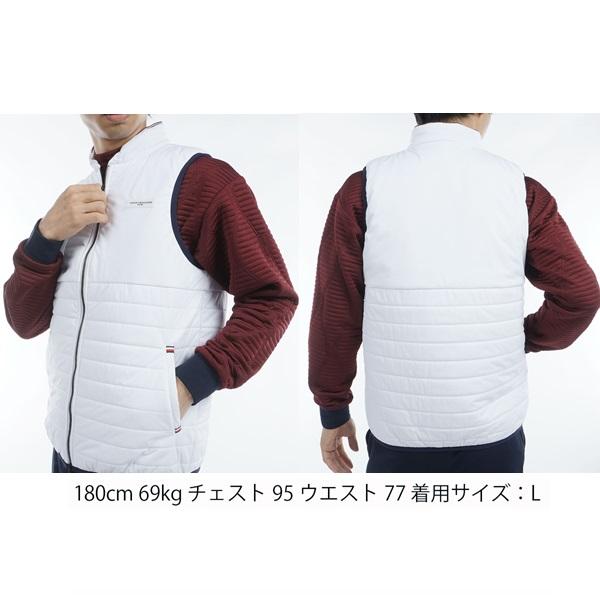 トミーヒルフィガー ゴルフ メンズ 圧着キルト中綿 ベスト TOMMY HILFIGER GOLF THMA467 2024年秋冬モデル | TOMMY HILFIGER GOLF | 03