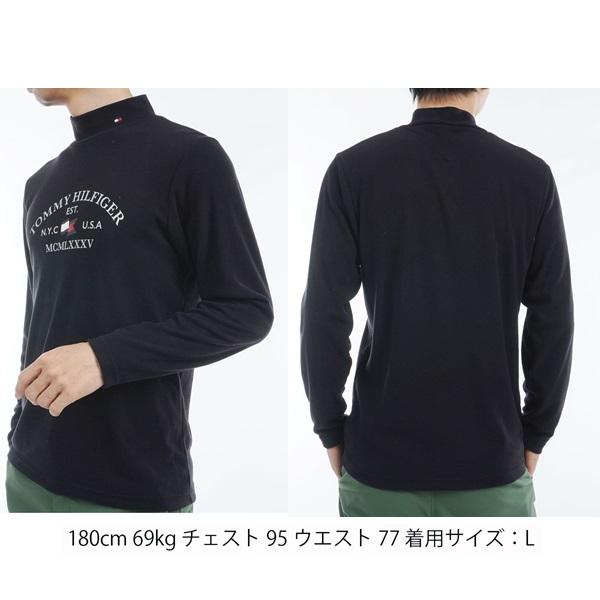 トミーヒルフィガー ゴルフ メンズ アーチロゴ 長袖ハイネックシャツ TOMMY HILFIGER GOLF THMA482 秋冬モデル | TOMMY HILFIGER GOLF | 10