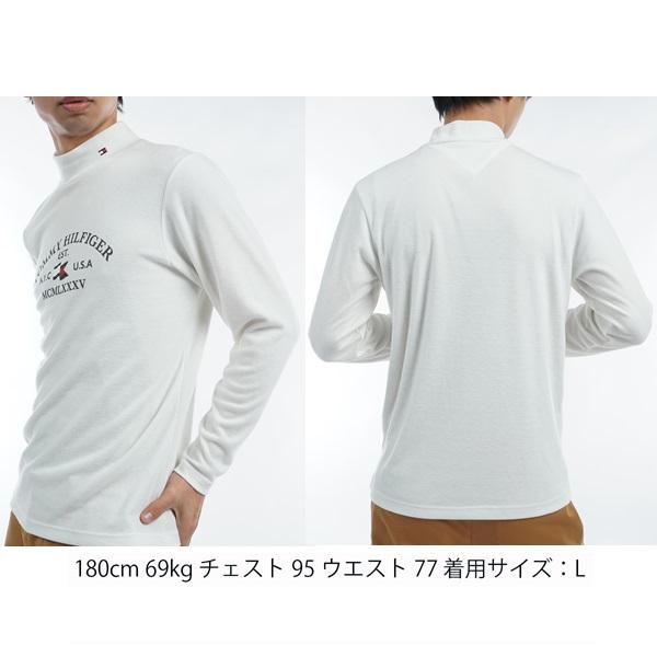 トミーヒルフィガー ゴルフ メンズ アーチロゴ 長袖ハイネックシャツ TOMMY HILFIGER GOLF THMA482 秋冬モデル | TOMMY HILFIGER GOLF | 06
