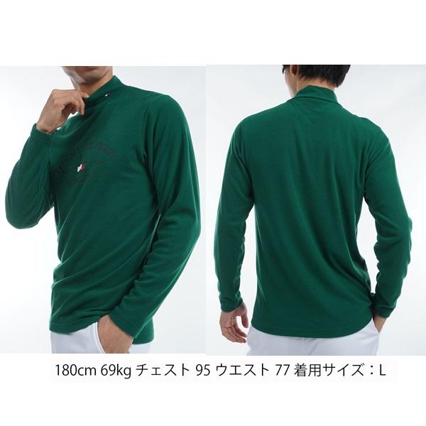 トミーヒルフィガー ゴルフ メンズ アーチロゴ 長袖ハイネックシャツ TOMMY HILFIGER GOLF THMA482 秋冬モデル | TOMMY HILFIGER GOLF | 08