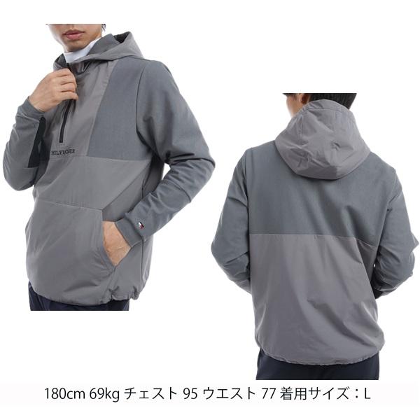 トミーヒルフィガー ゴルフ メンズ ハイブリッド スウェットフーディー TOMMY HILFIGER GOLF THMA489 秋冬モデル | TOMMY HILFIGER GOLF | 06