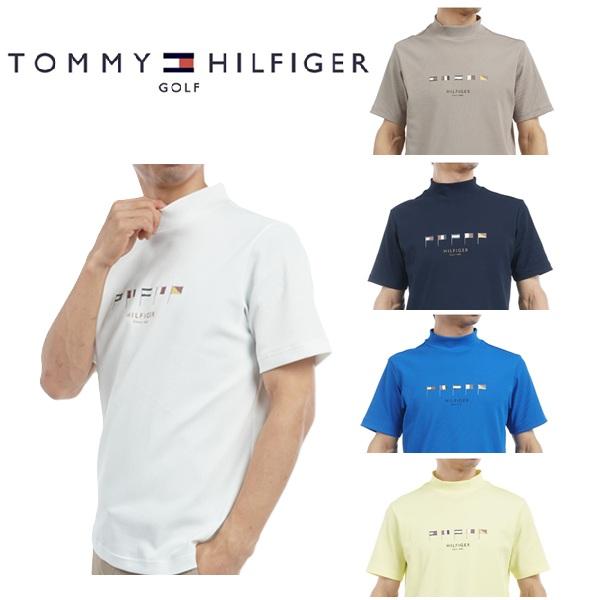 トミーヒルフィガー ゴルフ メンズ マルチフラッグ 半袖モックネックシャツ TOMMY HILFIGER  THMA503 2025年春夏モデル | TOMMY HILFIGER GOLF