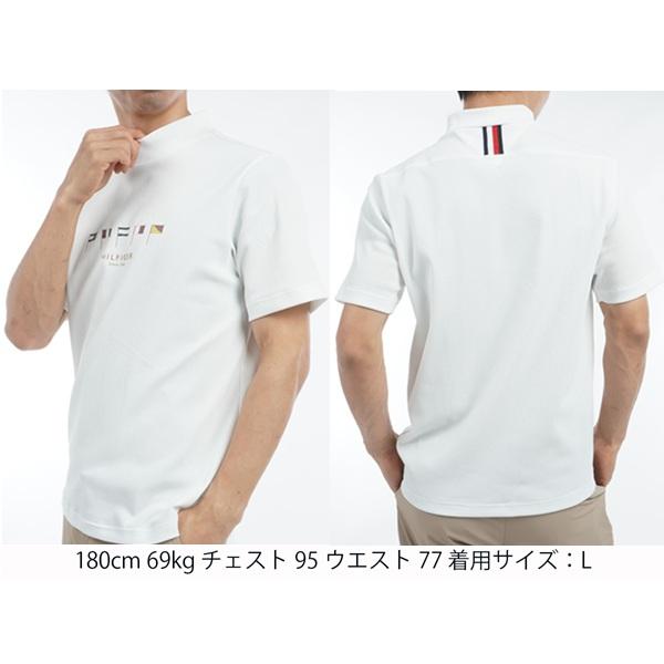 トミーヒルフィガー ゴルフ メンズ マルチフラッグ 半袖モックネックシャツ TOMMY HILFIGER  THMA503 2025年春夏モデル | TOMMY HILFIGER GOLF | 06