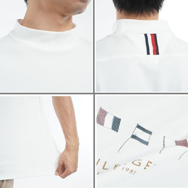 トミーヒルフィガー ゴルフ メンズ マルチフラッグ 半袖モックネックシャツ TOMMY HILFIGER  THMA503 2025年春夏モデル | TOMMY HILFIGER GOLF | 08