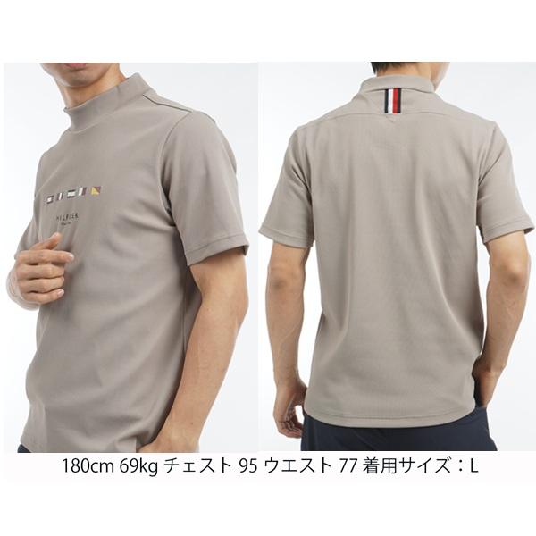トミーヒルフィガー ゴルフ メンズ マルチフラッグ 半袖モックネックシャツ TOMMY HILFIGER  THMA503 2025年春夏モデル | TOMMY HILFIGER GOLF | 09