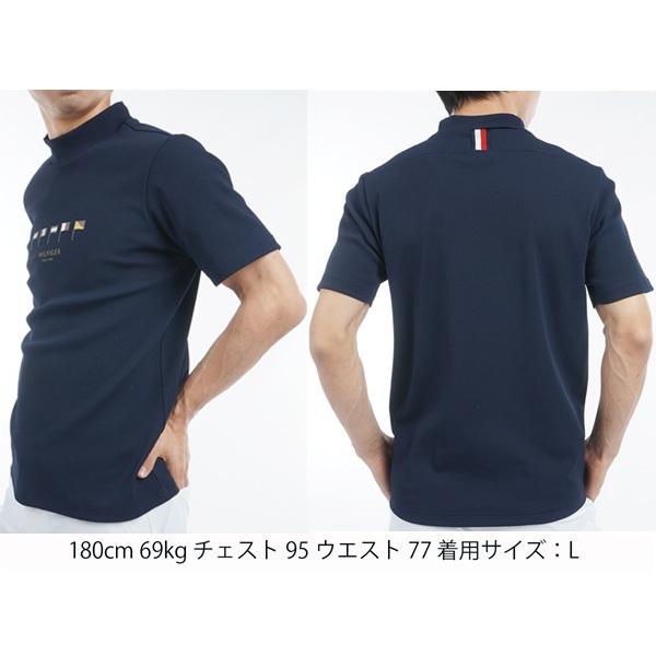トミーヒルフィガー ゴルフ メンズ マルチフラッグ 半袖モックネックシャツ TOMMY HILFIGER  THMA503 2025年春夏モデル | TOMMY HILFIGER GOLF | 10