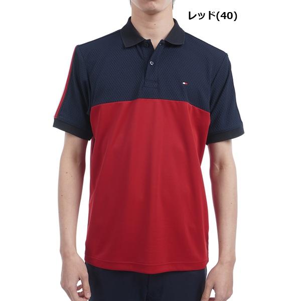 トミーヒルフィガー ゴルフ メンズ カラーブロック 半袖ポロシャツ TOMMY HILFIGER  THMA528 2025年春夏モデル | TOMMY HILFIGER GOLF | 03