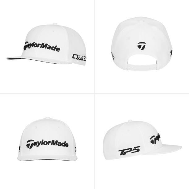 [限定]TaylorMade スナップバックキャップ ホワイト TaylorMade（テーラーメイド） ゴルフ キャップ ツアーフラットビル