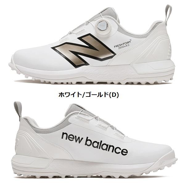 ニューバランス ゴルフシューズ Fresh Foam X 2500 v4 SL BOA(R) UGS2500 D スパイクレス ボア メンズ レディース (ユニセックス) 日本正規品 New Balance Golf | New Balance Golf | 01