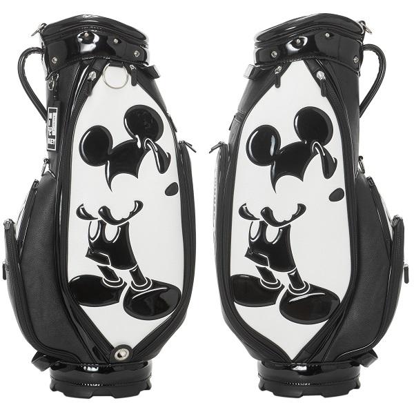 Disney（ディズニー） キャディバッグ MONOCHROME MICKEY GOLF CADDIE