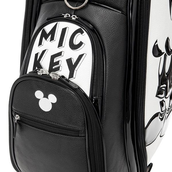 Disney（ディズニー） キャディバッグ MONOCHROME MICKEY GOLF CADDIE