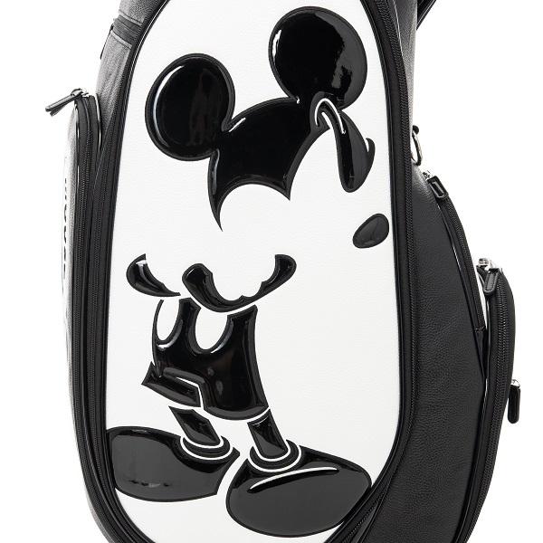 Disney（ディズニー） キャディバッグ MONOCHROME MICKEY GOLF CADDIE