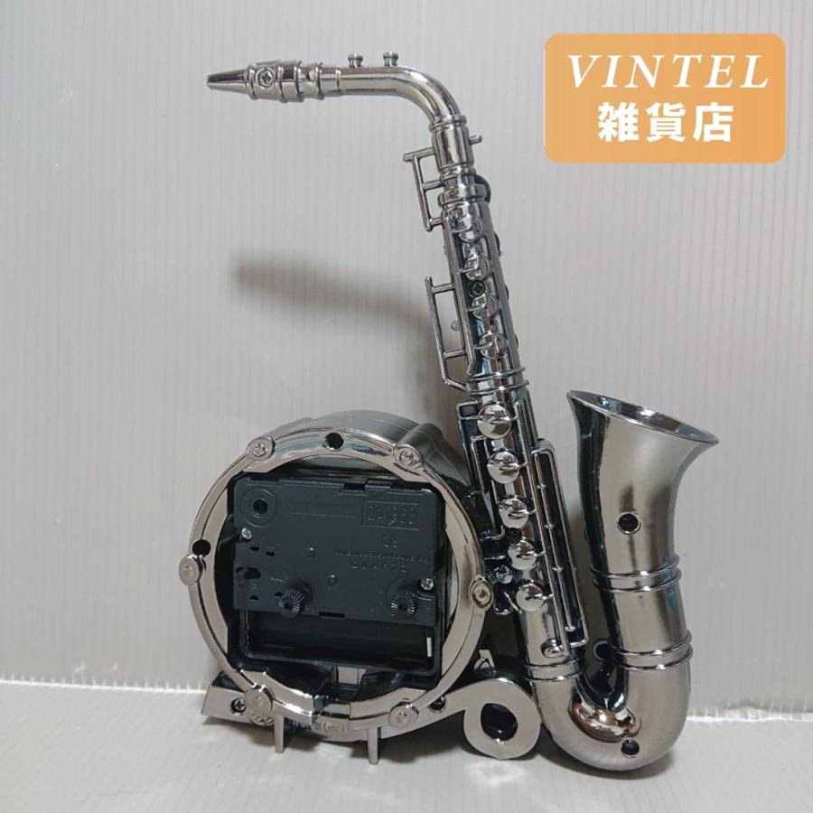 置き時計 目覚まし時計 サックス インテリア 雑貨 おしゃれ アンティーク調 クラシック