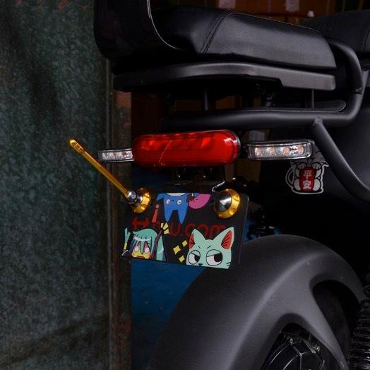 ナンバープレート スクリュー アンテナ タイプ バイク オートバイ おしゃれ ボルト Screwantenna一度来てみて VINTEL