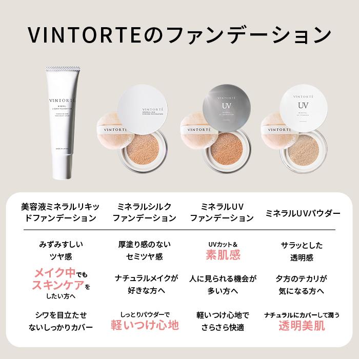 VINTORTE（バントルテ） ミネラルシルクファンデーション 詰め替え用