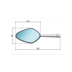 rizoma バイク ビレットミラー RIZOMA リゾマ 「Veloce-L-SP