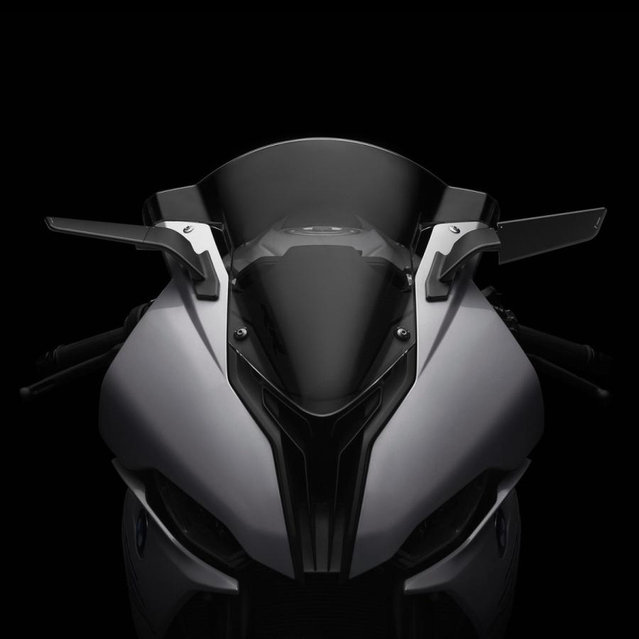 バイク ビレットミラー RIZOMA リゾマ 「Stealth」ステルス シルバー 
