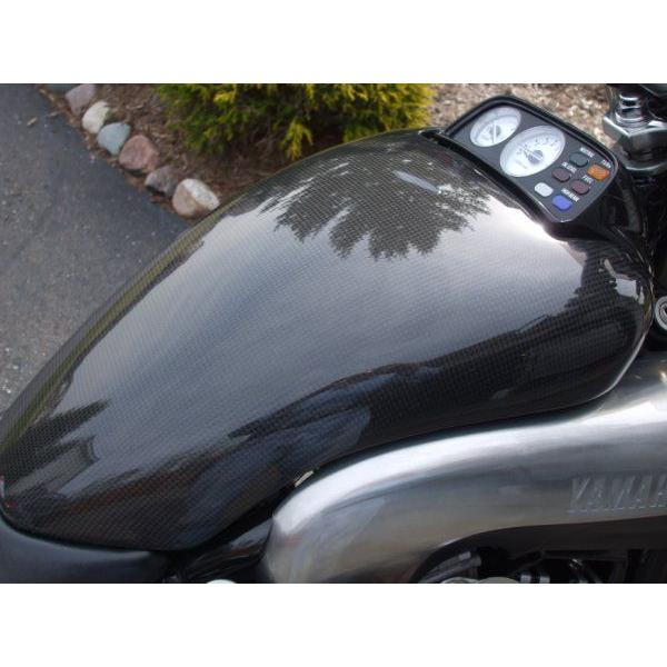 V-Max 1200 カーボン ダミータンクカバー : エムシーヴィオ V-Max 1200 カーボン ダミータンクカバー : エムシーヴィオ