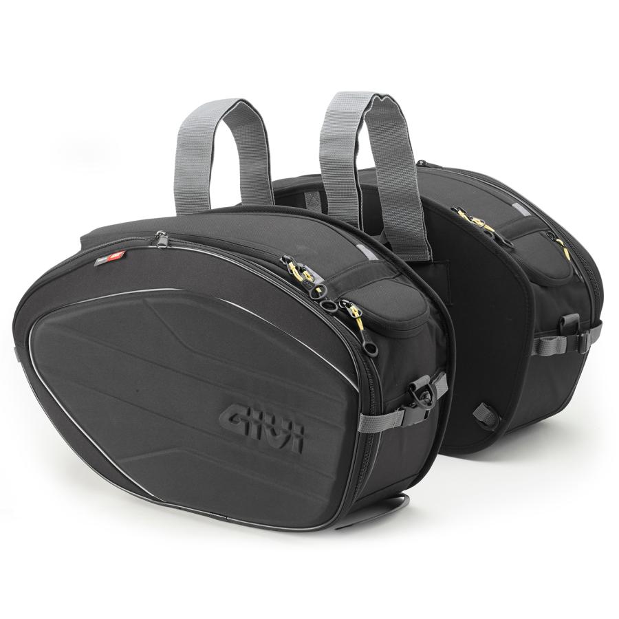 バイク サイドバック GIVI Easy-T EA100B 33-40L （拡張式）x2 パニアステーマウント ショルダーストラップ付｜vio0009｜02