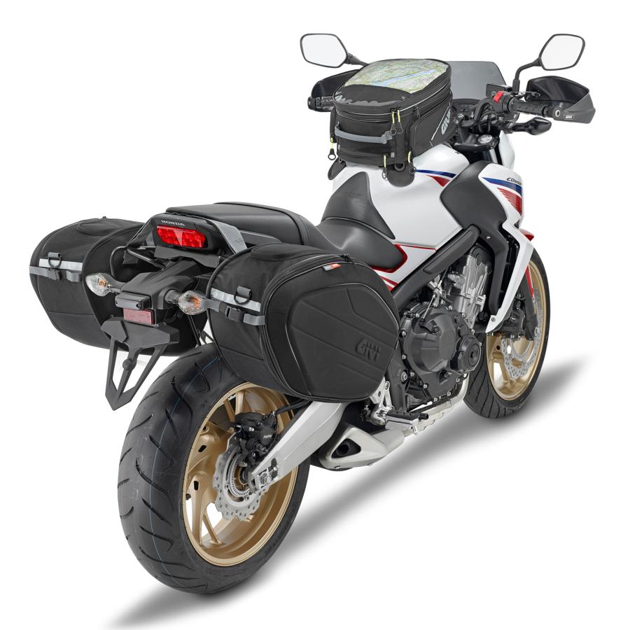 バイク サイドバック GIVI Easy-T EA100B 33-40L （拡張式）x2 