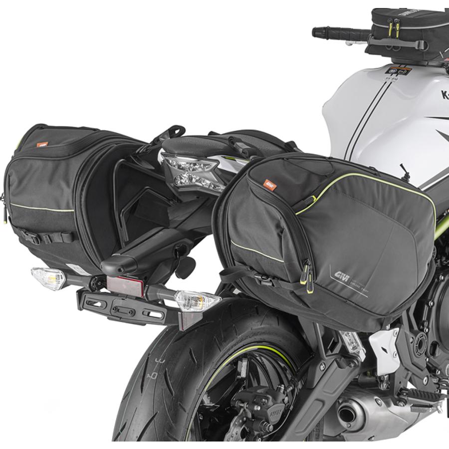 バイク サイドバック GIVI Easy-T EA127 20-30L （拡張式）x2 パニアステーマウント ショルダーストラップ付｜vio0009｜04