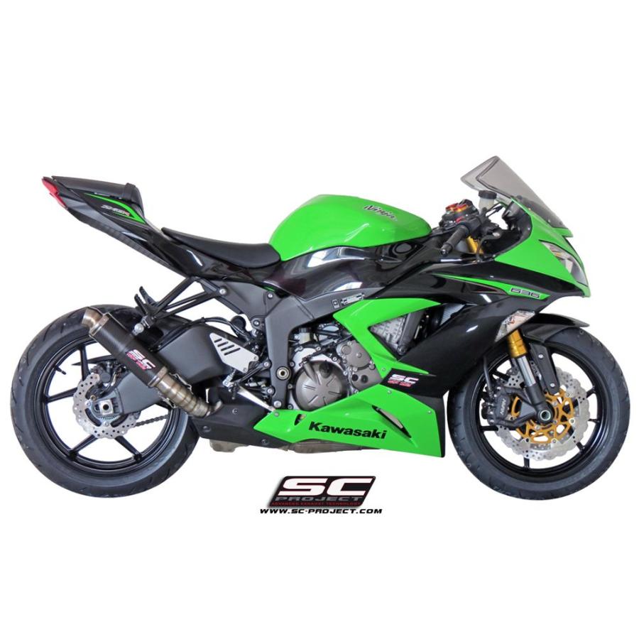 バイク マフラー SCプロジェクト カワサキ ZX6-R 636 13- GP-M2 バイク マフラー SCプロジェクト カワサキ ZX6-R 636 13- GP-M2