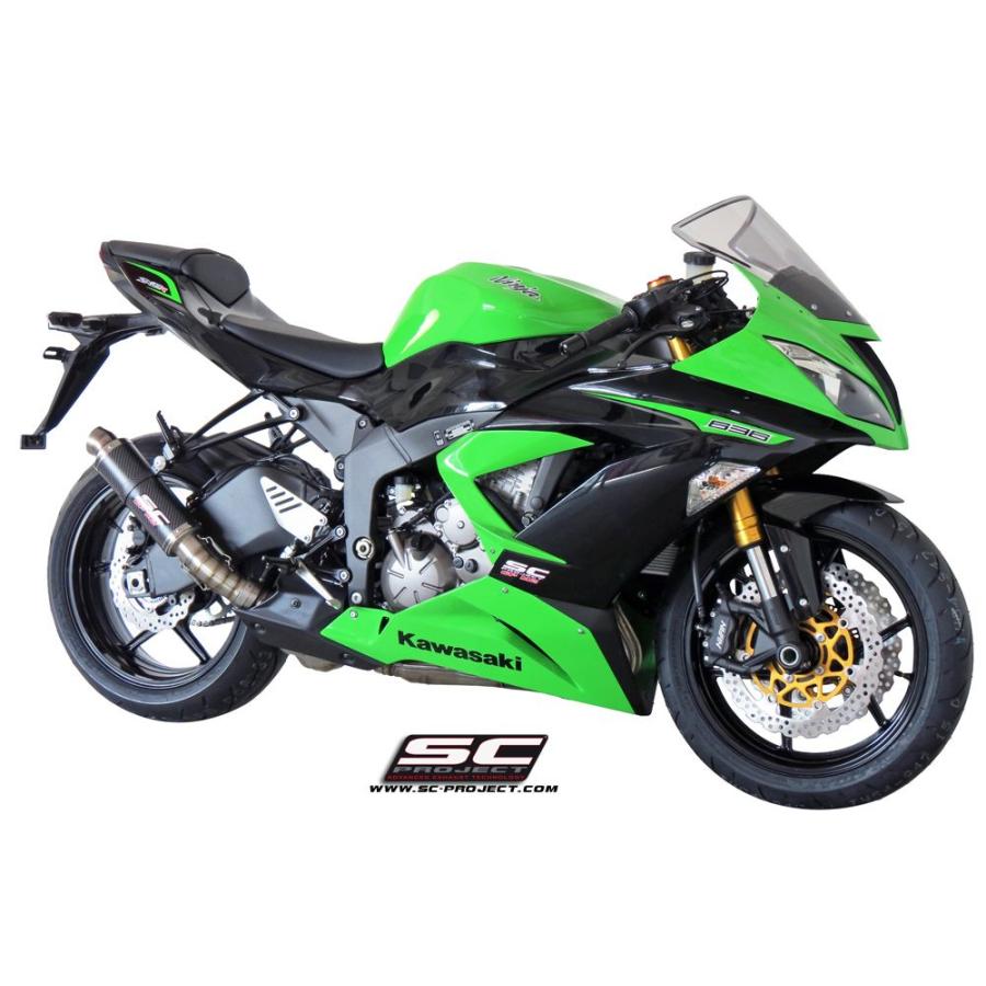 バイク マフラー SCプロジェクト カワサキ ZX6-R 636 13- GP-M2 バイク マフラー SCプロジェクト カワサキ ZX6-R 636 13- GP-M2