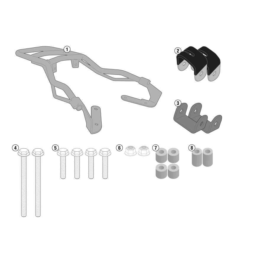 GIVI（ジビ） バイク バッグ リアボックス ヤマハ N-Max 125 / 155 