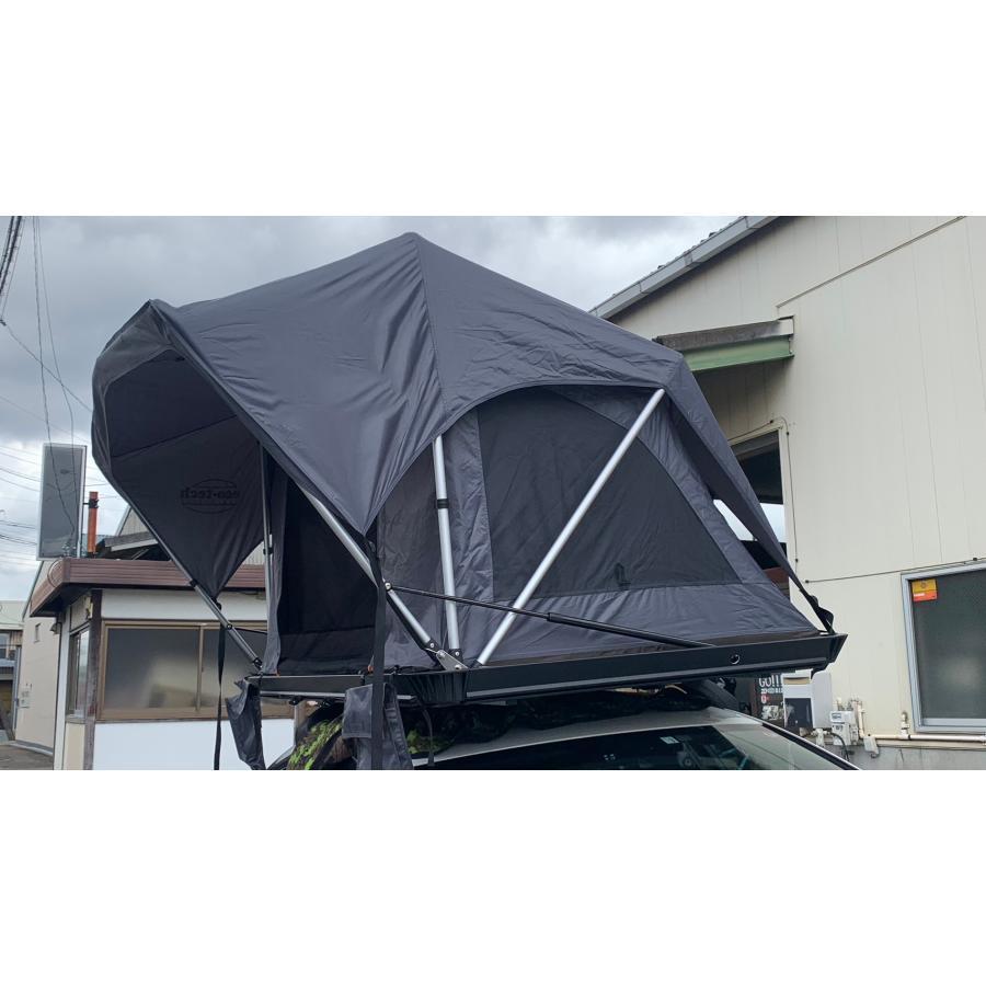 ルーフトップ テント T-1000 油圧式ワンタッチ簡単設営 車上設置型