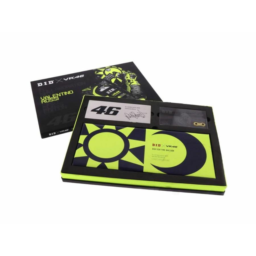 中古品 世界限定460個 VR46 ロッシ DID チェーンセット 520 ザ・ドクター VR46 120リンク 【W1783648018】(64900円)