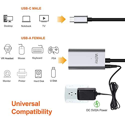 配送する商品は送料無料 USB C-Aアクティブ延長ケーブル32 FT/10 M、USB 3.0タイプCオス-タイプAメス、HTC Vive用の2つのシグナルリピータ付き、Xbox 360、プリンタ、5 V 2 A電源ア