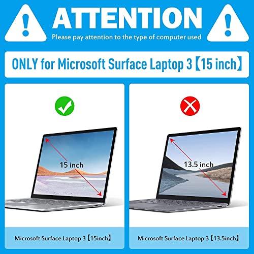 ケース販売 ProCase Microsoft Surface Laptop 3 15インチケース、強力ハードシェルプロテクティブカバーバンドル (メタルラップトップスタンド付き) 、エルゴノミック